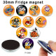 10pcs/lot  Halloween   glass picture printing products of various sizes  Fridge magnet cabochon