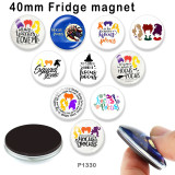 10pcs/lot  words   glass picture printing products of various sizes  Fridge magnet cabochon