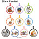 10pcs/lot  Halloween   glass picture printing products of various sizes  Fridge magnet cabochon