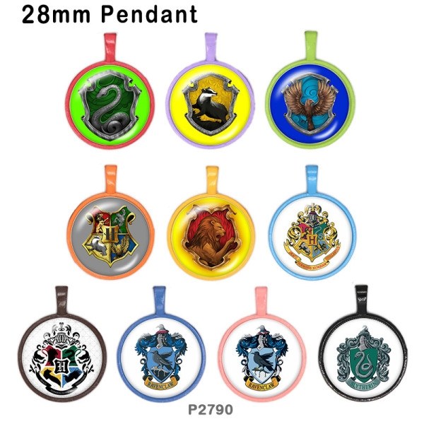 10pcs/lot  pattern  glass picture printing products of various sizes  Fridge magnet cabochon