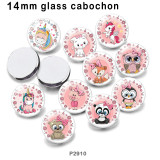 10pcs/lot  Unicorn  glass picture printing products of various sizes  Fridge magnet cabochon