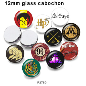 10pcs/lot  Harry Potter  glass picture printing products of various sizes  Fridge magnet cabochon