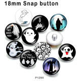 10pcs/lot  Halloween  glass picture printing products of various sizes  Fridge magnet cabochon
