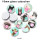 16mm glass cabochon
