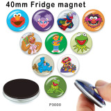 10pcs/lot  Super Smart  Cartoon  glass picture printing products of various sizes  Fridge magnet cabochon