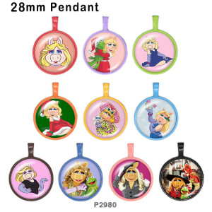 10pcs/lot  Christmas  princess glass picture printing products of various sizes  Fridge magnet cabochon