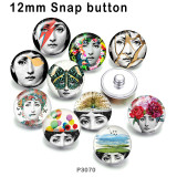 10pcs/lot  girl  glass picture printing products of various sizes  Fridge magnet cabochon