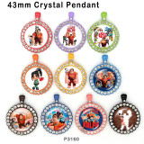 10pcs/lot  Wreckit Ralph  glass picture printing products of various sizes  Fridge magnet cabochon