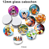 10pcs/lot  Cartoon  glass picture printing products of various sizes  Fridge magnet cabochon