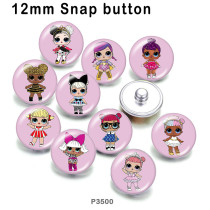 10pcs/lot  doll  glass picture printing products of various sizes  Fridge magnet cabochon