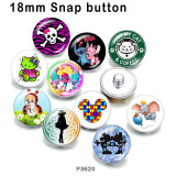 10pcs/lot   Cartoon  Kiss  glass picture printing products of various sizes  Fridge magnet cabochon