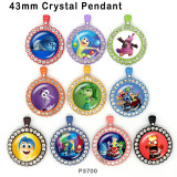 10pcs/lot  Cartoon  glass picture printing products of various sizes  Fridge magnet cabochon