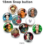 10pcs/lot  Designer portrait  glass picture printing products of various sizes  Fridge magnet cabochon