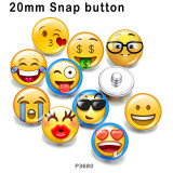 10pcs/lot  emoticon  glass picture printing products of various sizes  Fridge magnet cabochon