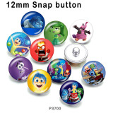 10pcs/lot  Cartoon  glass picture printing products of various sizes  Fridge magnet cabochon