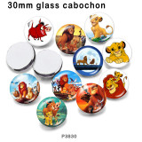 10pcs/lot  Animal World  glass picture printing products of various sizes  Fridge magnet cabochon