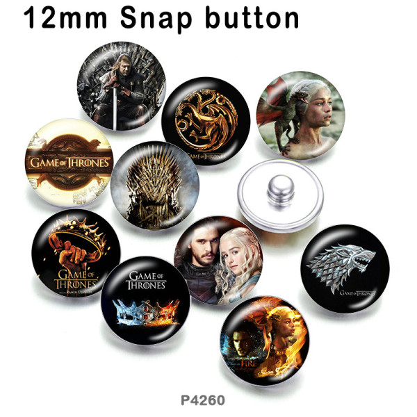 10pcs/lot  Marvel  glass picture printing products of various sizes  Fridge magnet cabochon
