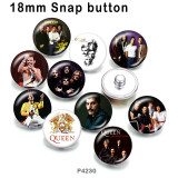 10pcs/lot  Famous music  glass picture printing products of various sizes  Fridge magnet cabochon