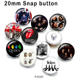 10pcs/lot  Famous music  glass picture printing products of various sizes  Fridge magnet cabochon