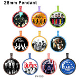 10pcs/lot  Famous music  glass picture printing products of various sizes  Fridge magnet cabochon
