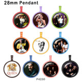 10pcs/lot  Famous music  glass picture printing products of various sizes  Fridge magnet cabochon
