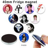 10pcs/lot  Famous music  glass picture printing products of various sizes  Fridge magnet cabochon