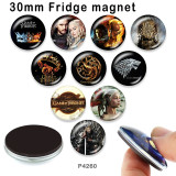 10pcs/lot  Marvel  glass picture printing products of various sizes  Fridge magnet cabochon