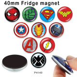 10pcs/lot  Marvel  glass picture printing products of various sizes  Fridge magnet cabochon