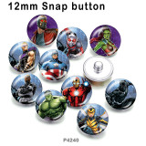 10pcs/lot  Marvel  glass picture printing products of various sizes  Fridge magnet cabochon