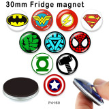 10pcs/lot  Marvel  glass picture printing products of various sizes  Fridge magnet cabochon