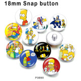 10pcs/lot  Cartoon  glass picture printing products of various sizes  Fridge magnet cabochon