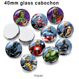 10pcs/lot  Marvel  glass picture printing products of various sizes  Fridge magnet cabochon