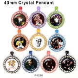10pcs/lot  Famous music  glass picture printing products of various sizes  Fridge magnet cabochon