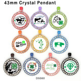 10pcs/lot  happy easter  glass picture printing products of various sizes  Fridge magnet cabochon