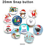 10pcs/lot  Christmas  glass picture printing products of various sizes  Fridge magnet cabochon