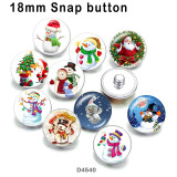10pcs/lot  Christmas  glass picture printing products of various sizes  Fridge magnet cabochon