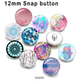 10pcs/lot  mandala  glass picture printing products of various sizes  Fridge magnet cabochon