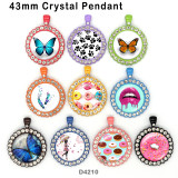 10pcs/lot  Butterfly  candy  glass picture printing products of various sizes  Fridge magnet cabochon