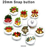 10pcs/lot  Christmas  glass picture printing products of various sizes  Fridge magnet cabochon