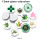 12mm glass cabochon