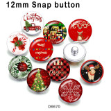 10pcs/lot  Christmas  Snowman  glass picture printing products of various sizes  Fridge magnet cabochon