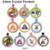 10pcs/lot  Unicorn  glass picture printing products of various sizes  Fridge magnet cabochon
