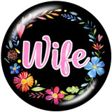 20MM  MOm Nana  Gigi  Gigi  Print   glass  snaps buttons