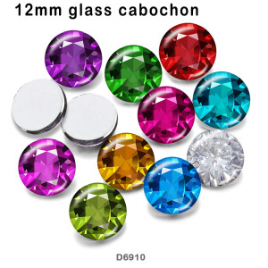 10pcs/lot  pattern color  glass picture printing products of various sizes  Fridge magnet cabochon