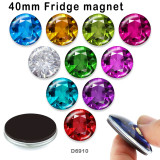 10pcs/lot  pattern color  glass picture printing products of various sizes  Fridge magnet cabochon