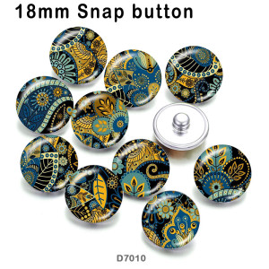 10pcs/lot  pattern color  glass picture printing products of various sizes  Fridge magnet cabochon
