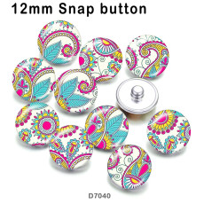 10pcs/lot  pattern color  glass picture printing products of various sizes  Fridge magnet cabochon