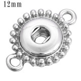 snap Silver golden rose gold  Pendant  fit 12MM snaps style jewelry
