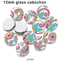 10pcs/lot  pattern color  glass picture printing products of various sizes  Fridge magnet cabochon