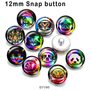 10pcs/lot Cat  princess  glass picture printing products of various sizes  Fridge magnet cabochon